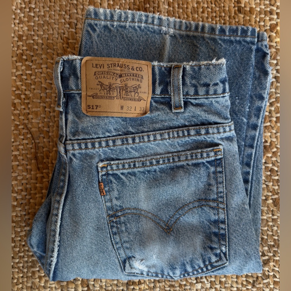 Vintage Levi’s 517 ORANGE TAG MADE IN USA